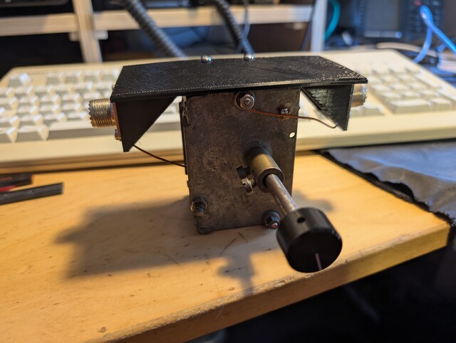 Capacitor mounted to the bracket